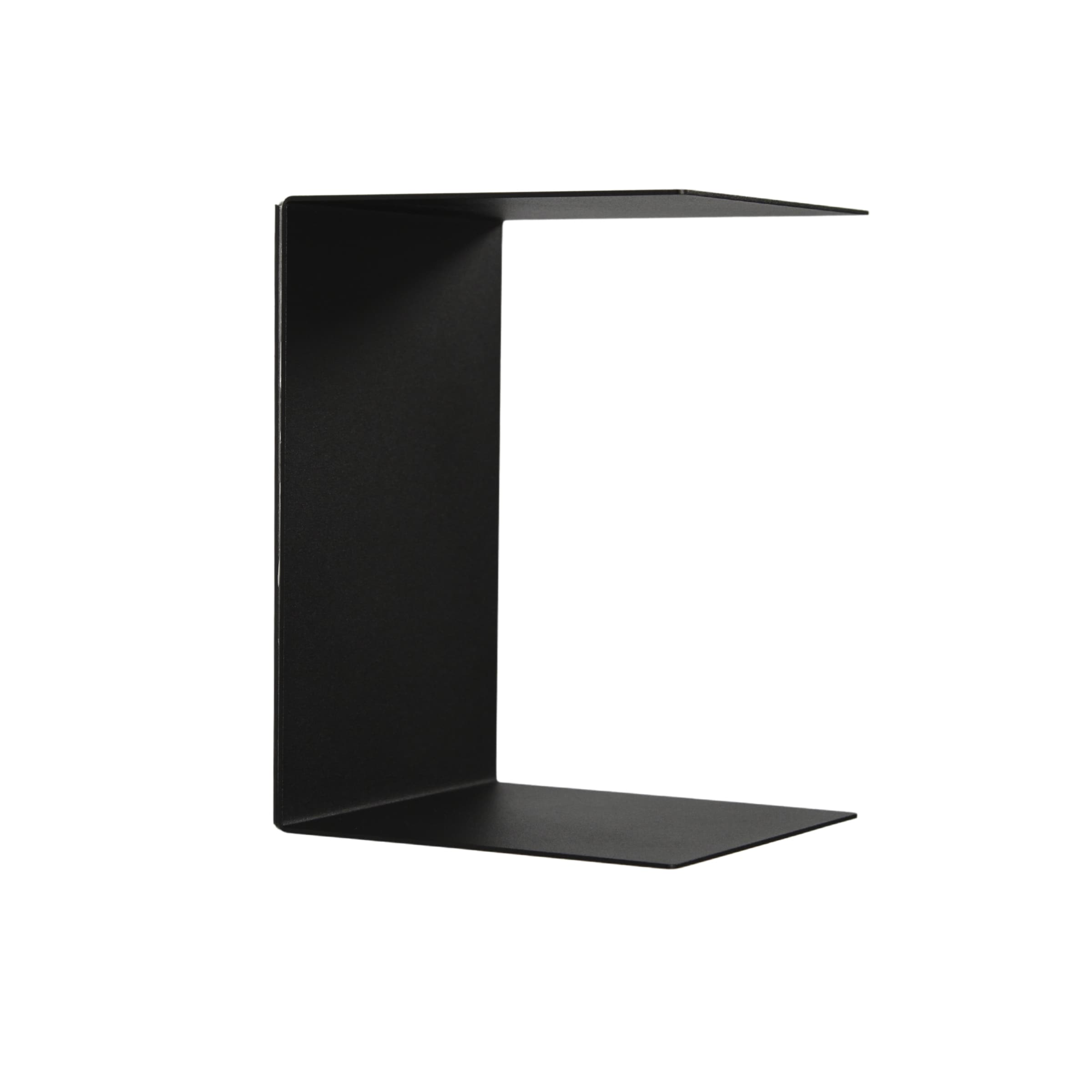 U-wandplank magnetische zwart
