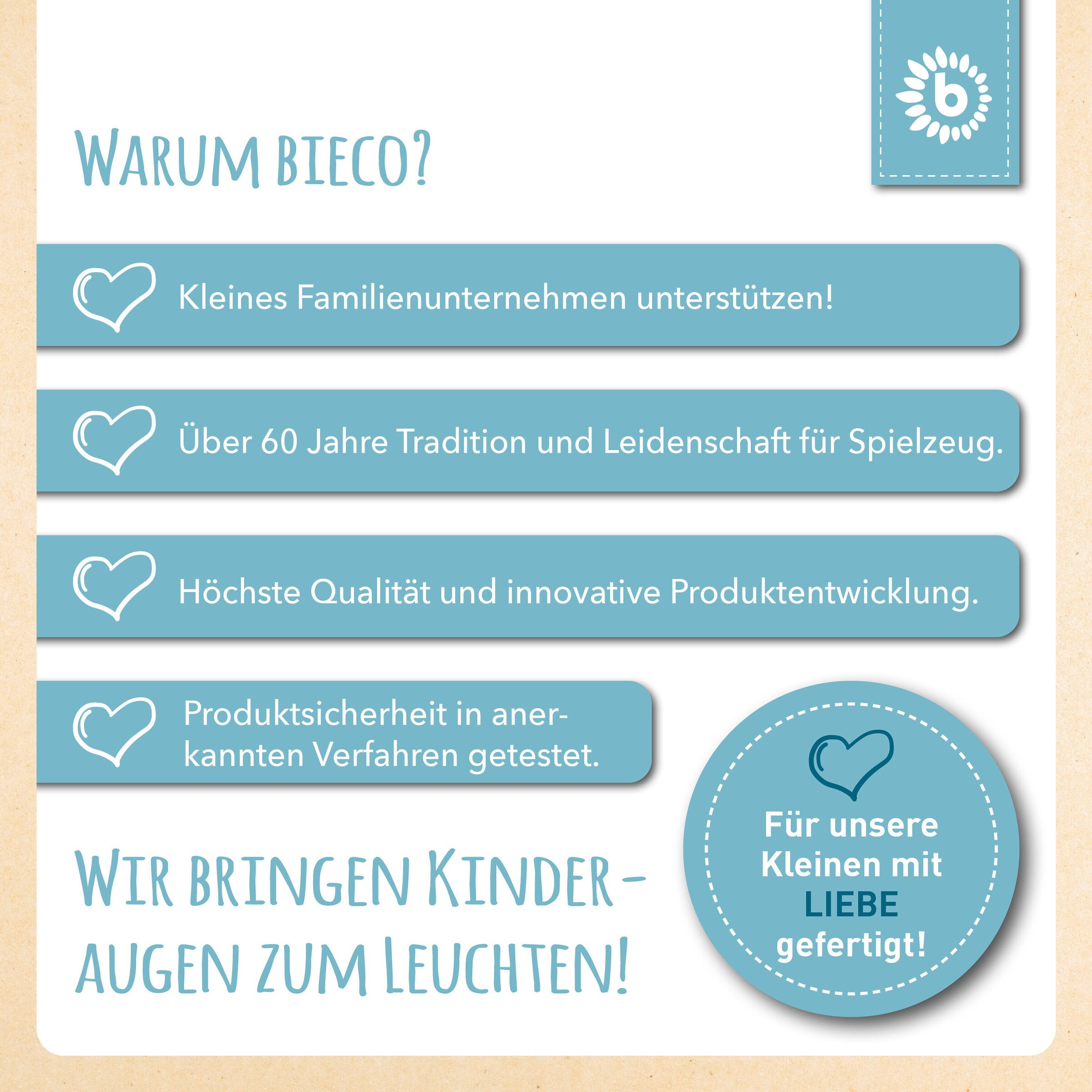 Bieco Kuscheltier aus Leinen & Musselin Fuchs - ab Geburt Blau