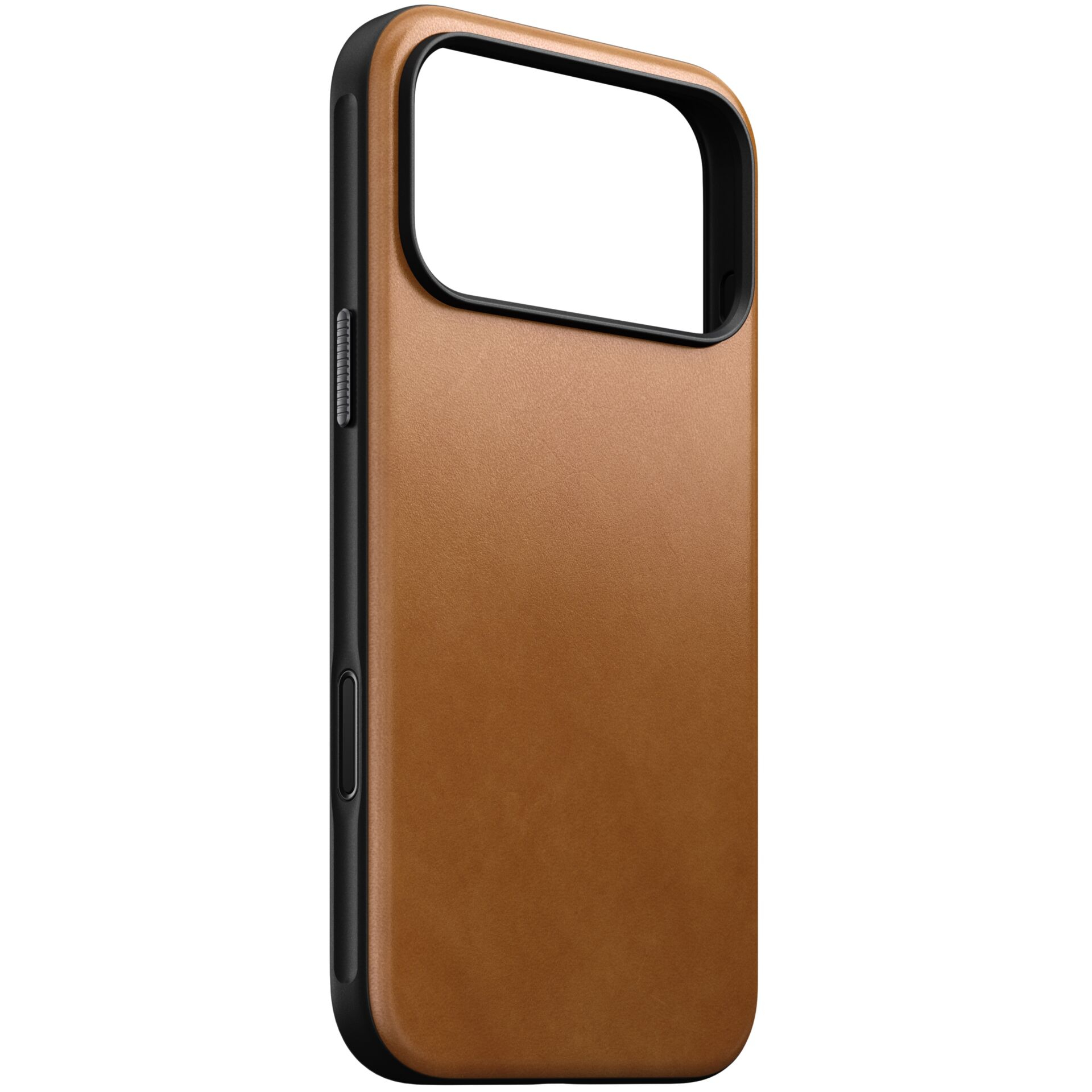 iPhone 17 Pro Max MagSafe Echtleder Hülle Modern Leather Case (NM014261858) - English Tan