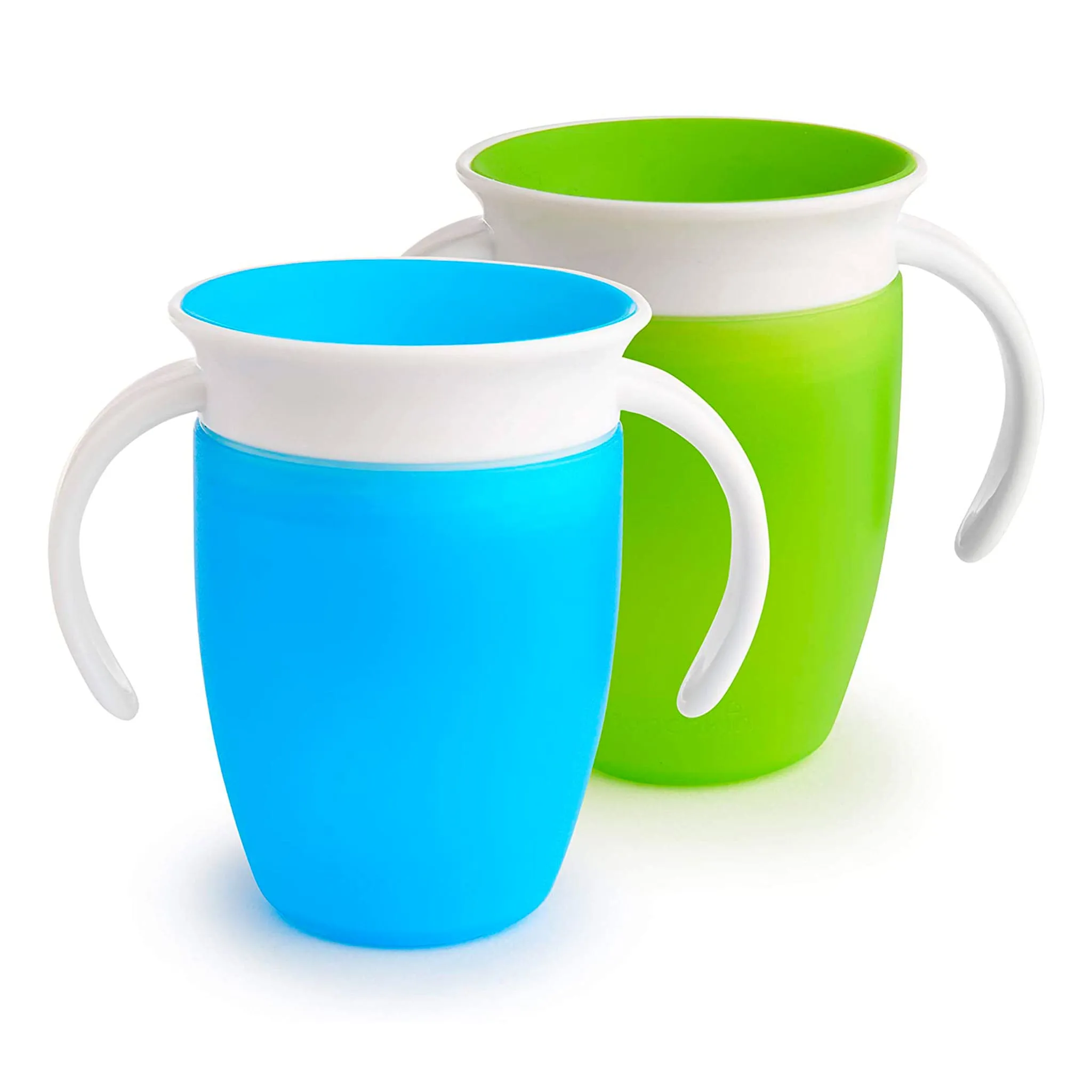 Munchkin Tasse (2) 7oz  Miracle® 360°  - Bleu Vert