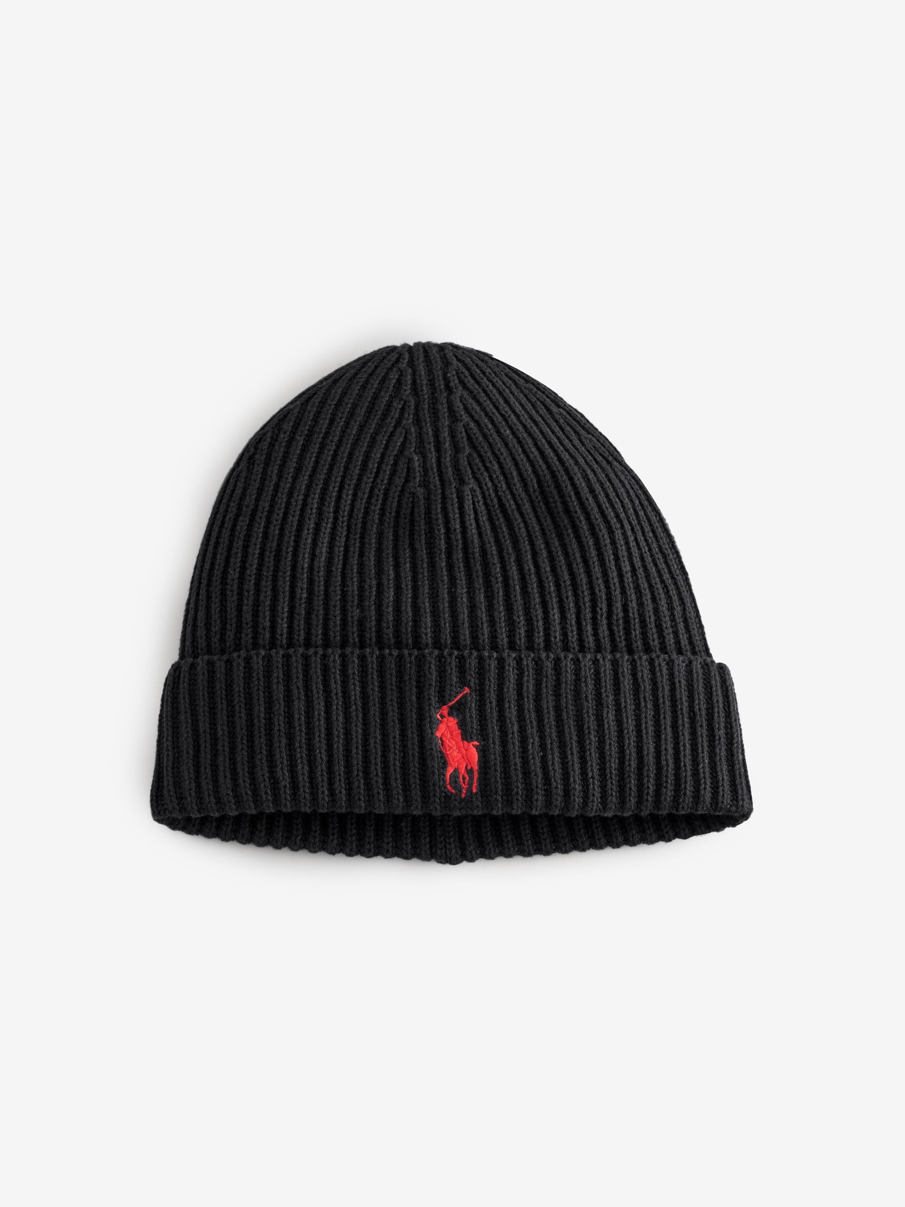 Zwart - Polo Ralph Lauren Knit Beanie Hat