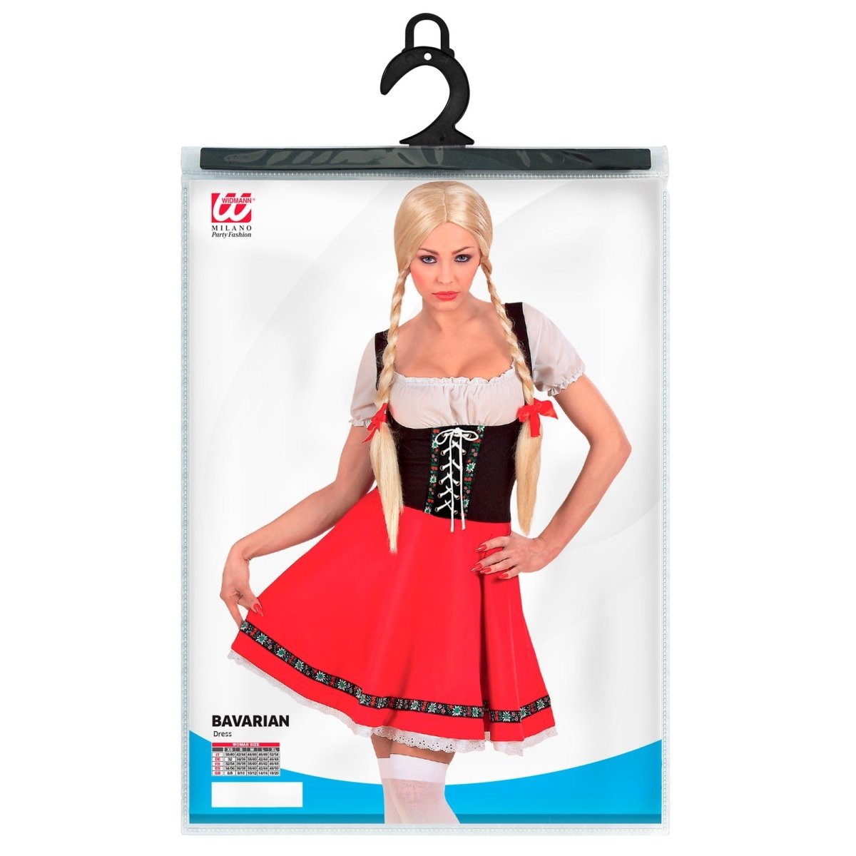 Rood Witte Dirndl Jurk Oktoberfest Dames