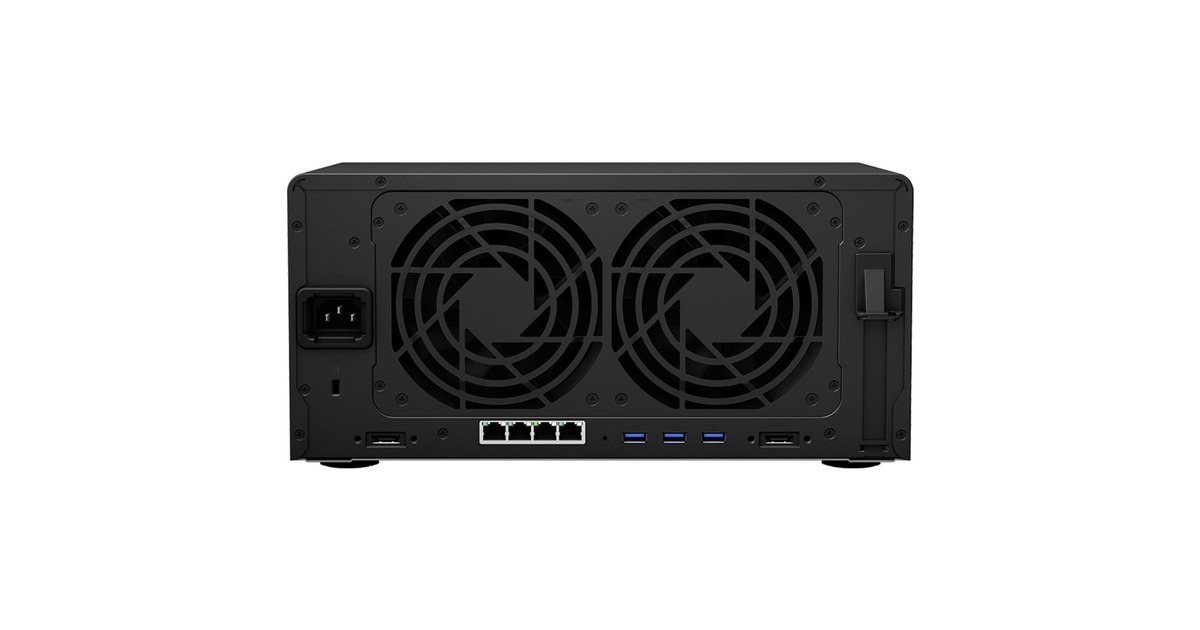 SynologyDiskStation DS1821+ nas  (Zwart, 4x LAN, USB 3.0)