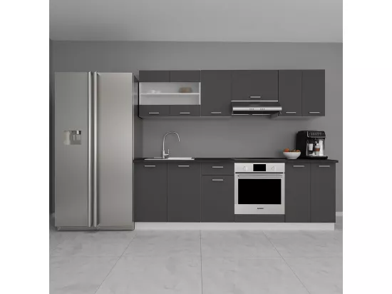Armoire de cuisine L. 80cm Armoire suspendue Esilo