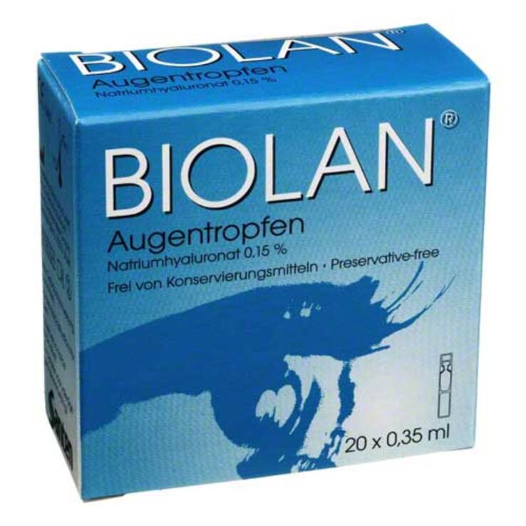 BIOLAN® Augentropfen Einzeldosispipetten, 20X0.35 ml