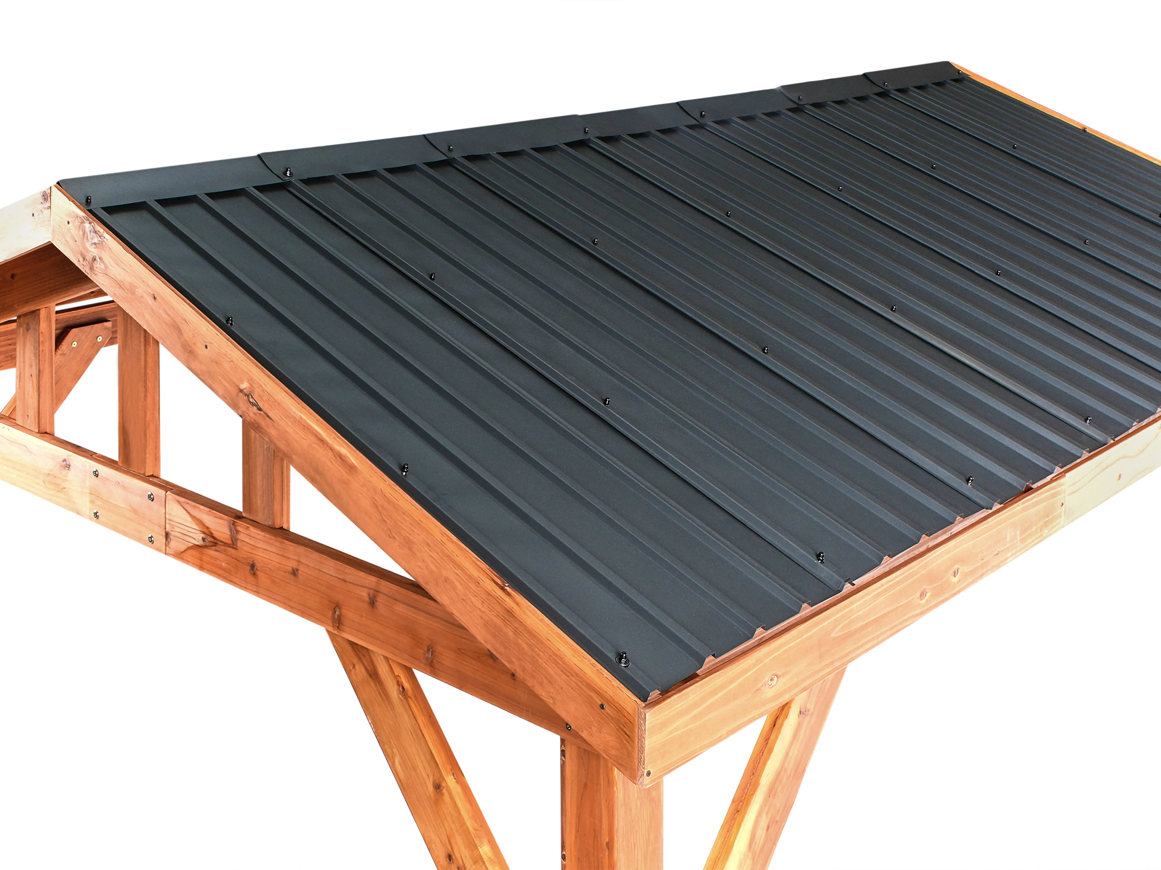 Paviljoen SECCHIA Dennenhout 296 cm 350 cm Bruin/grijs