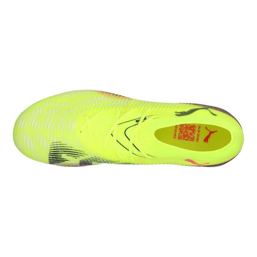 PUMA Future 8 Match FG/AG Audacity - Jaune/Noir/Sun Struck Femme