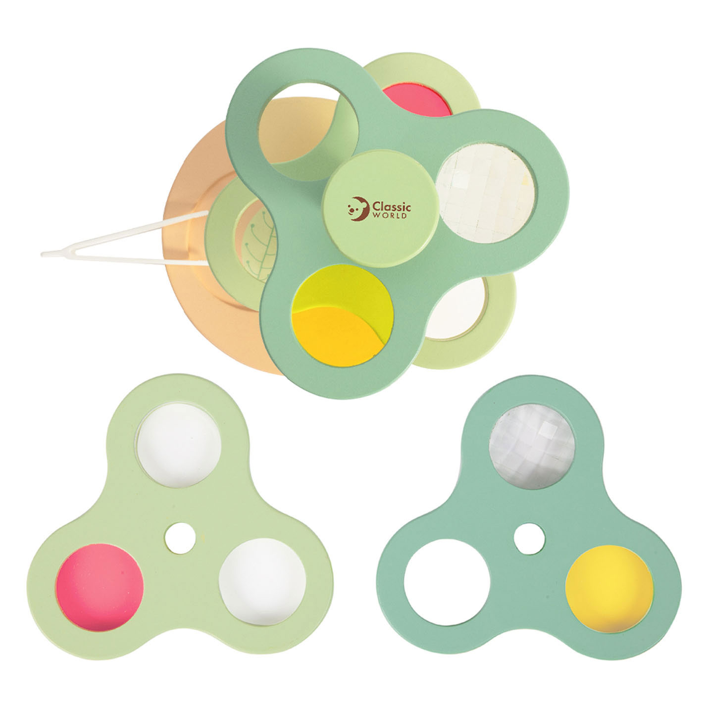 Classic World Houten Insecten en Ontdekset, 2dlg.