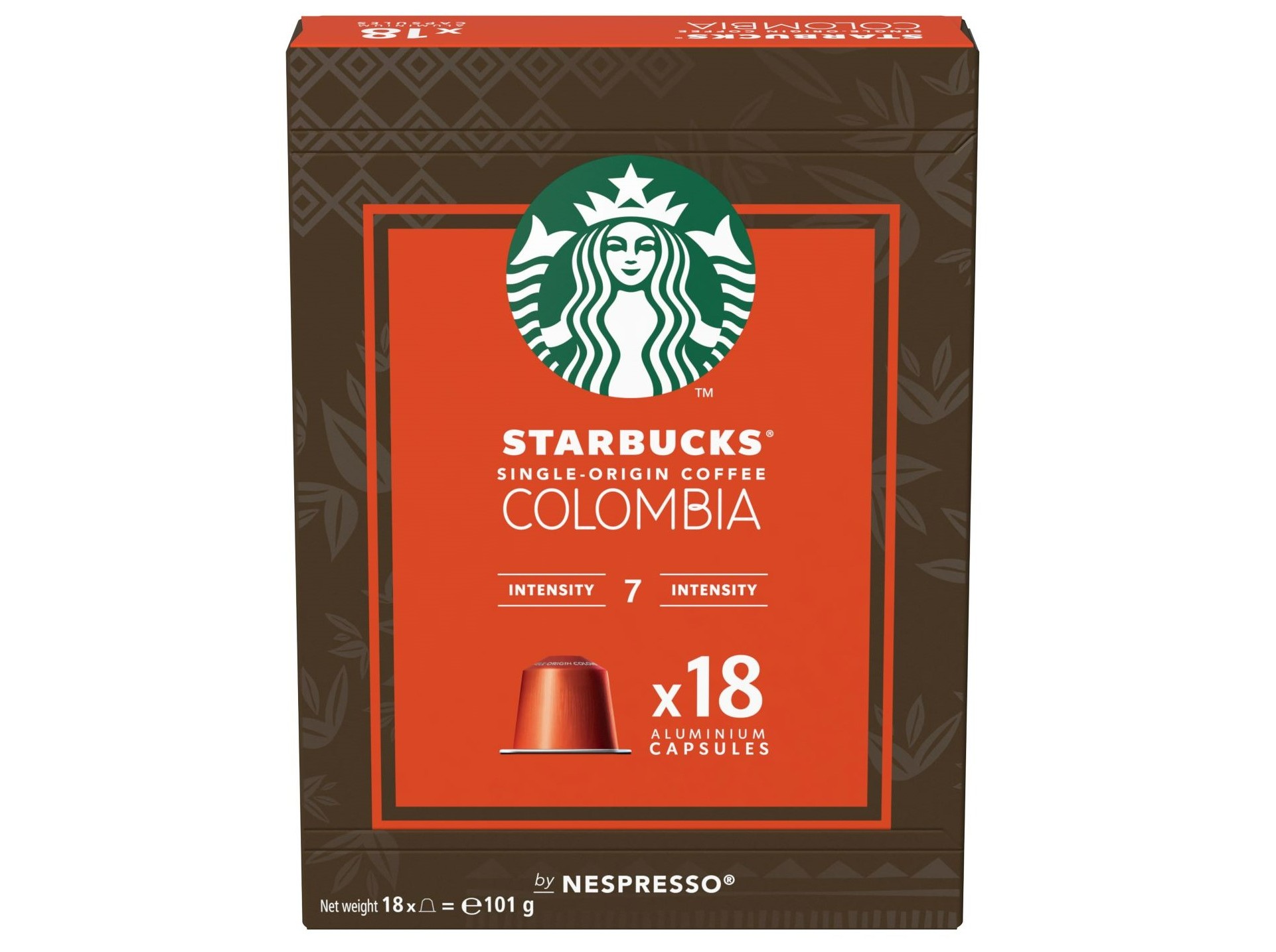 CÁPSULAS STARBUCKS NSP COLOMBIA 18 CAP