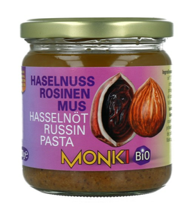 Monki Hazelnoot Rozijnenpasta 330GR