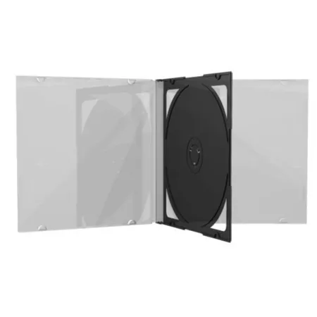 MediaRange 100 DVD CD Hüllen 2fach 2er doppel Jewelcase black