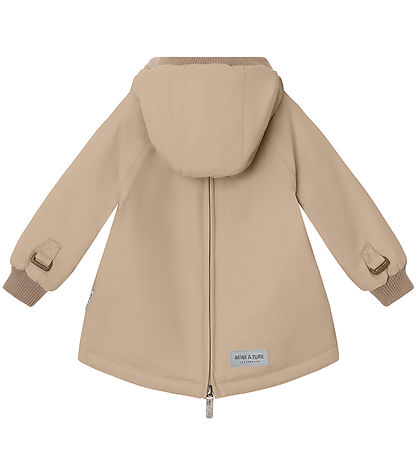 Mini A Ture Vinterjakke - Babywen Fleece - Savannah Tan