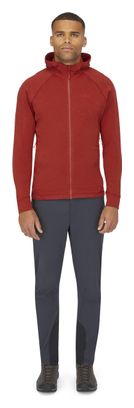 Polaire à Capuche Rab Nexus Rouge