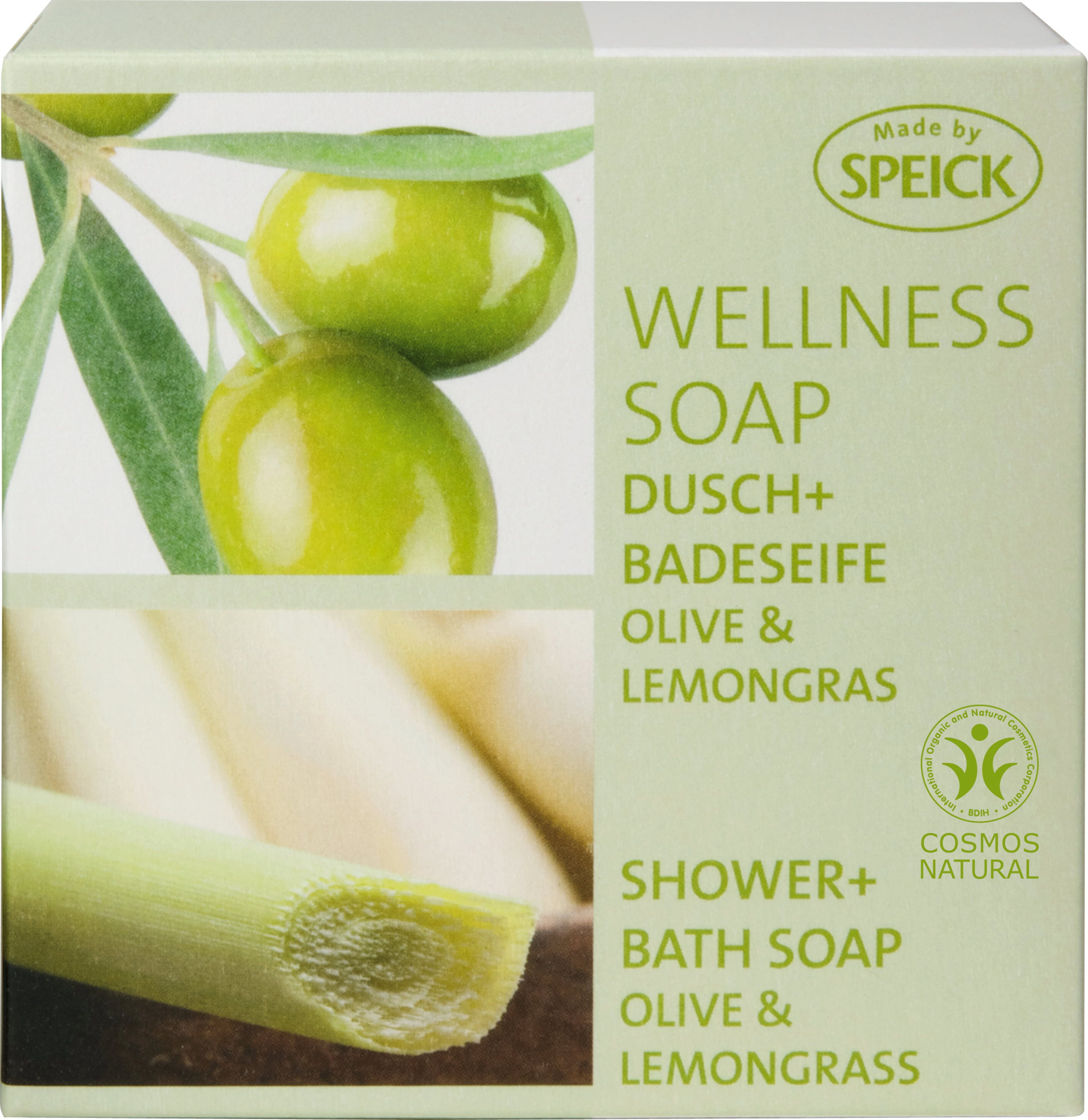 SPEICK  Wellness Soap Dusch- & Badeseife vegan, Olive & Lemongras (200 g)