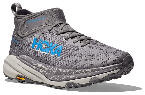 Chaussures Trail Hoka Speedgoat 6 Mid GTX Gris/Bleu Homme
