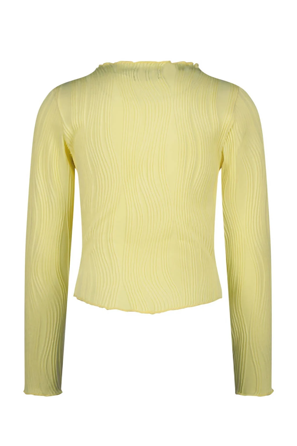 Raizzed longsleeve lichtgeel