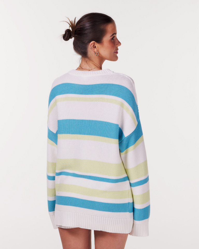 Bumpro SETT Sundazed Striped Knit Spirello Blue Moon