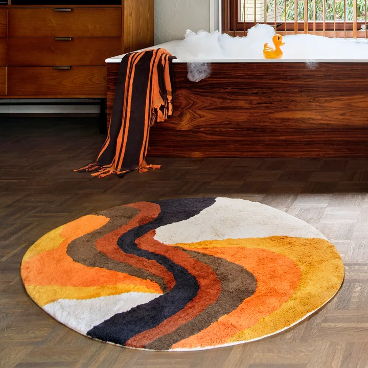 HKliving - 1965 Badetuch, 70 x 140 cm, grün
