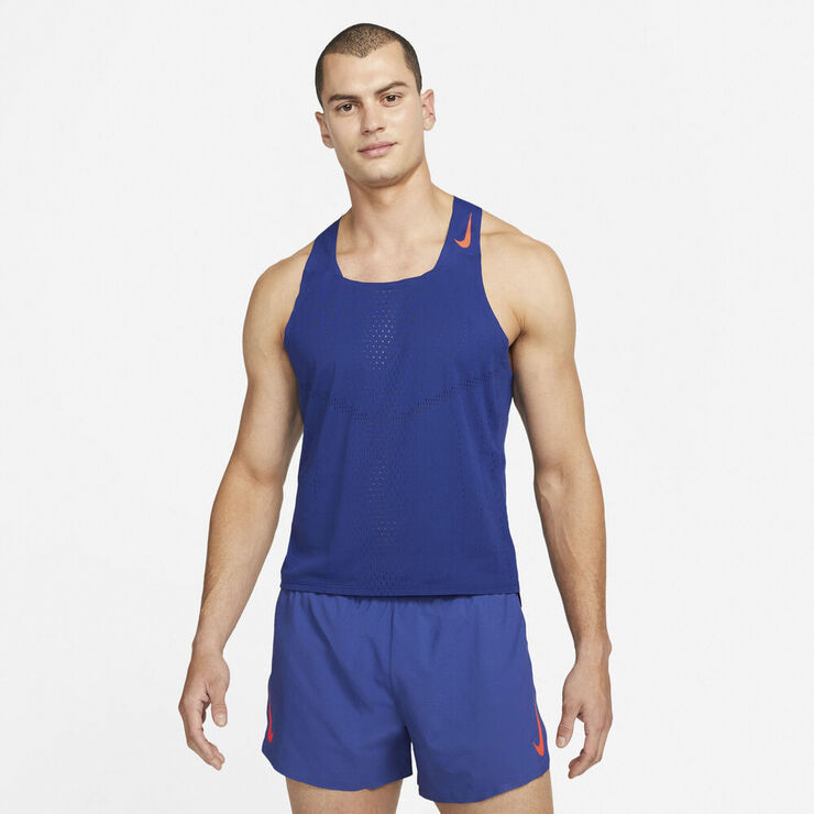 Nike Dri-FIT ADV AeroSwift Racing løbetop Blå