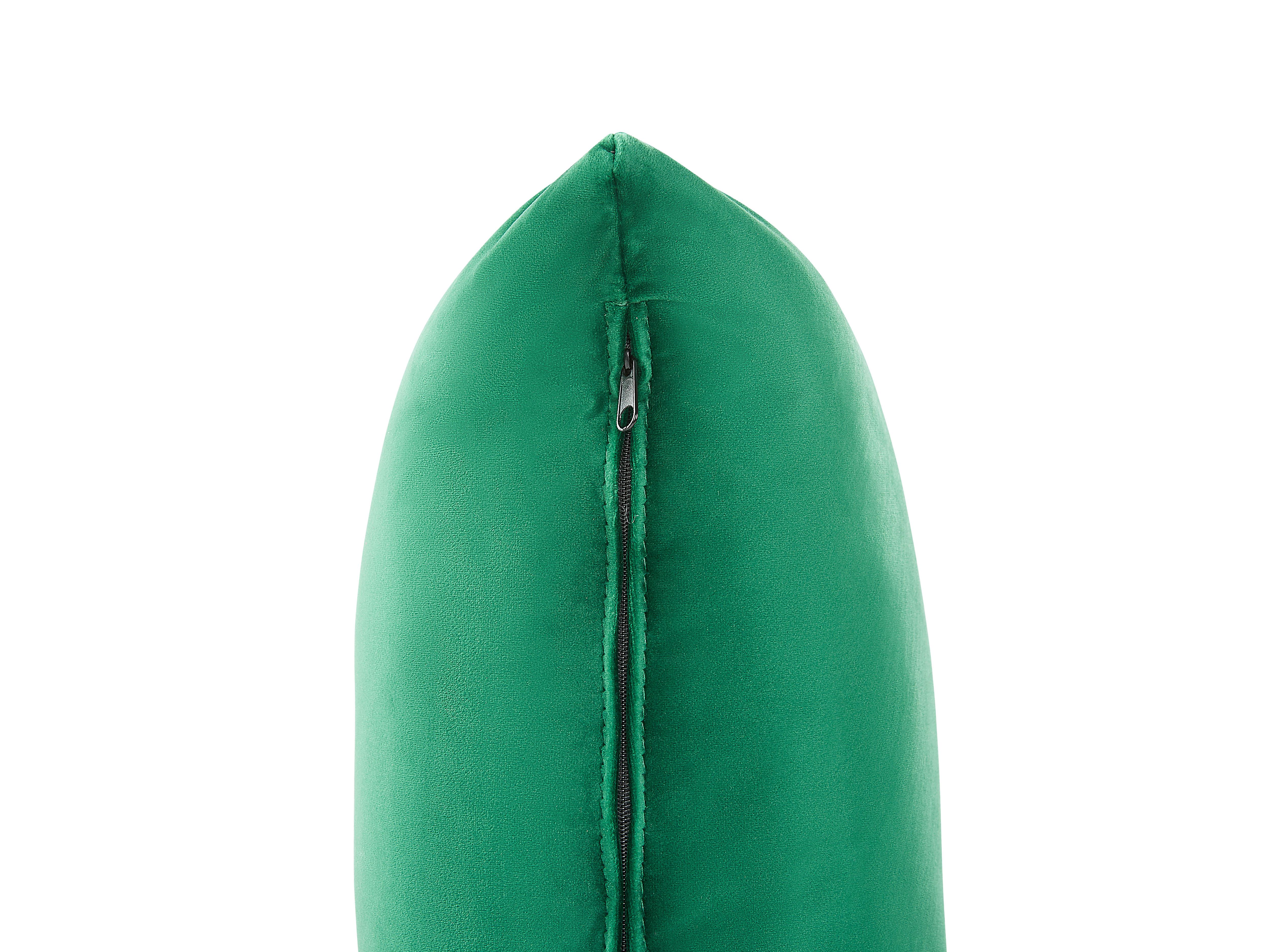 Chaise longue GUERET Fluweel Groen