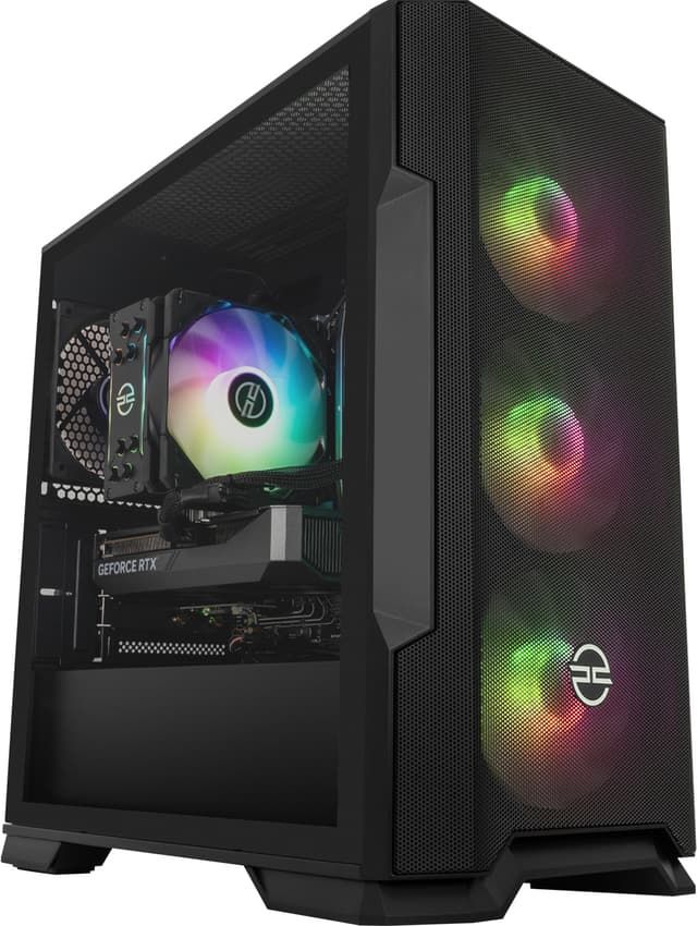 PCSpecialist Core 225 i5-14/16/1TB/5060 stationær gaming computer