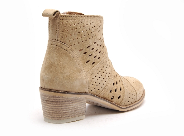 Alpe boots bottine talons femme 505 beige