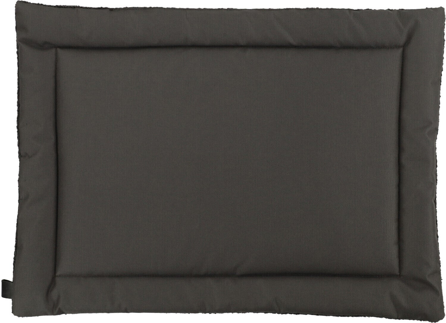 Overseas Petlife benchkussen Teddy antraciet 75 x 50 x 2 cm