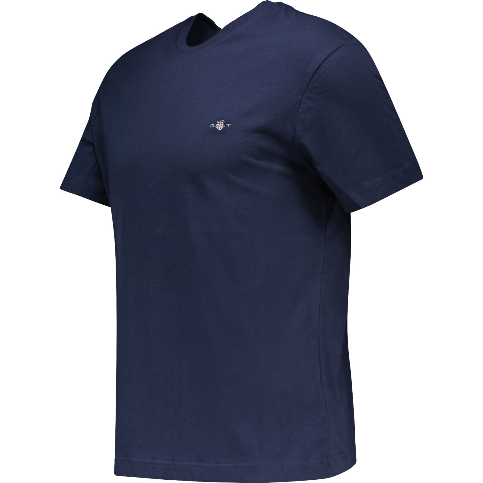Gant Herren-T-Shirt REG Shield SS Tee L, dunkelblau
