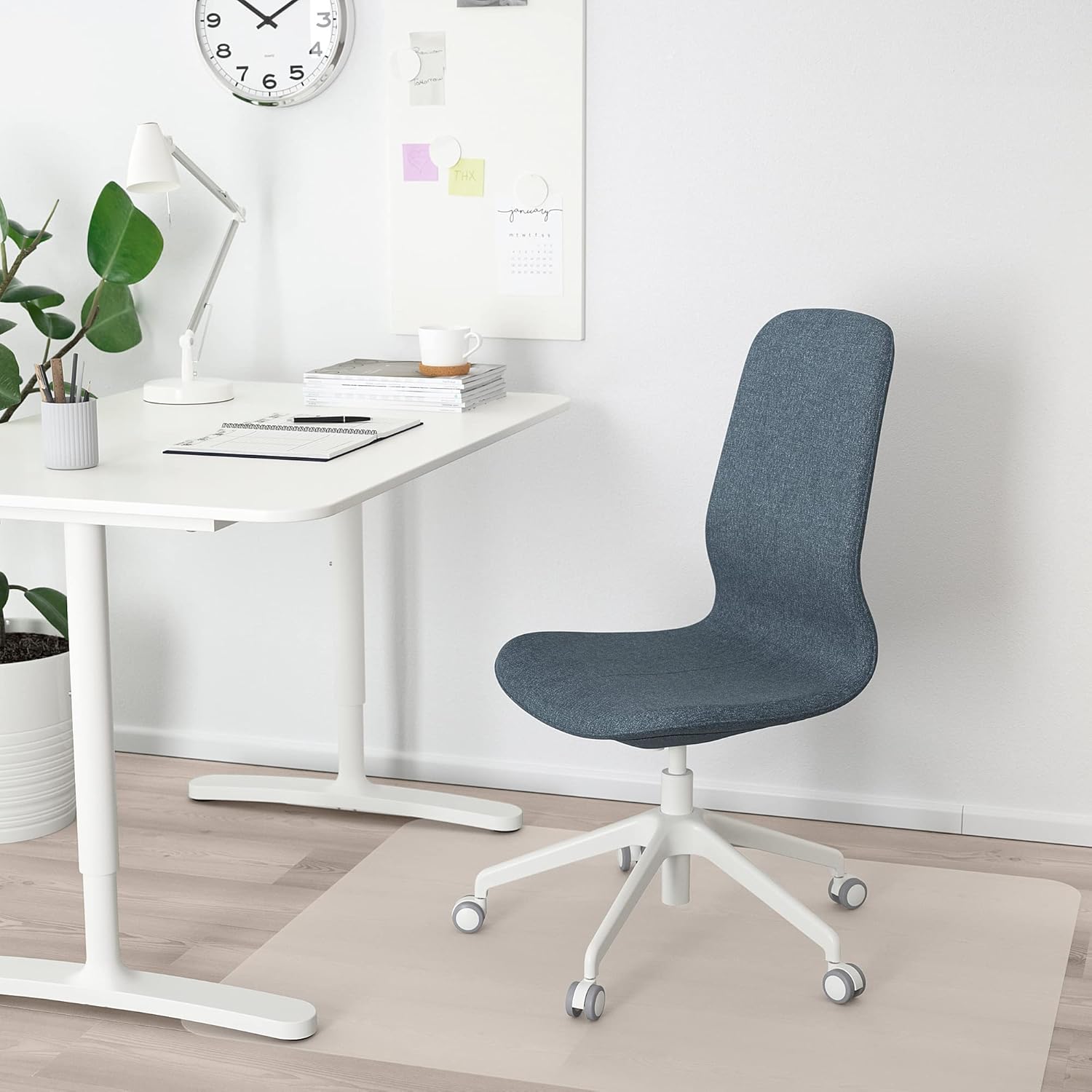 IKEA LÅNGFJÄLL Konferenzstuhl, Gunnared Blue/White