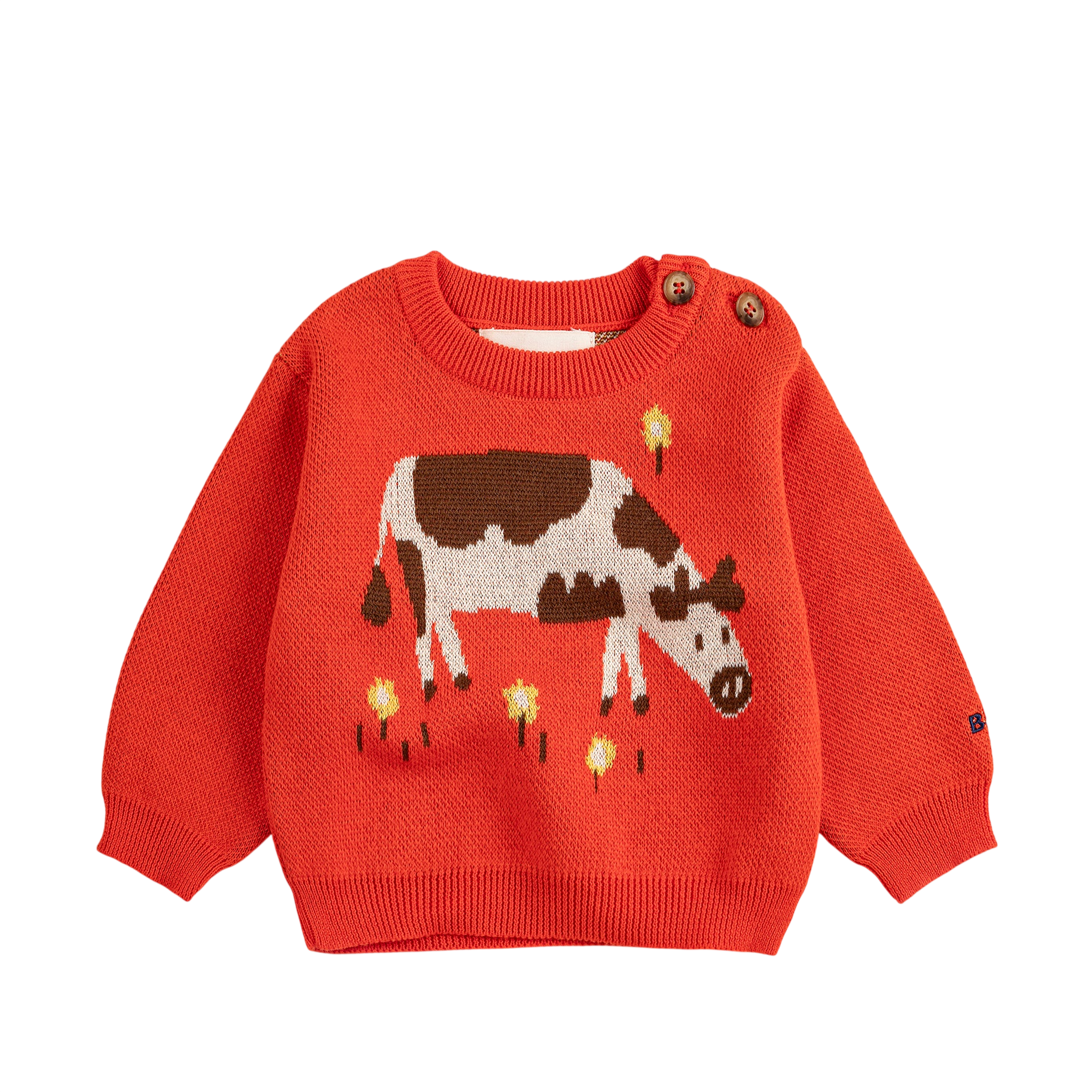 Baby Pullover Farm Adventure Red