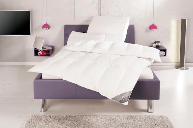 Haeussling Federkissen »BodyPerfect ModernLine« Füllung: 70% Federn, 30% Daunen 1 Stk. tlg. Ideal für Bauchschläfer