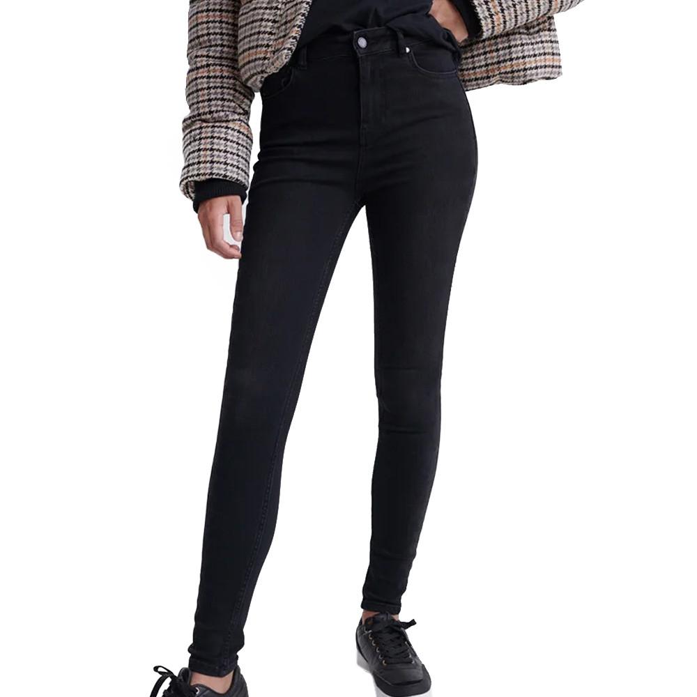 Superdry Jean Skinny Noir Femme Superdry Rise