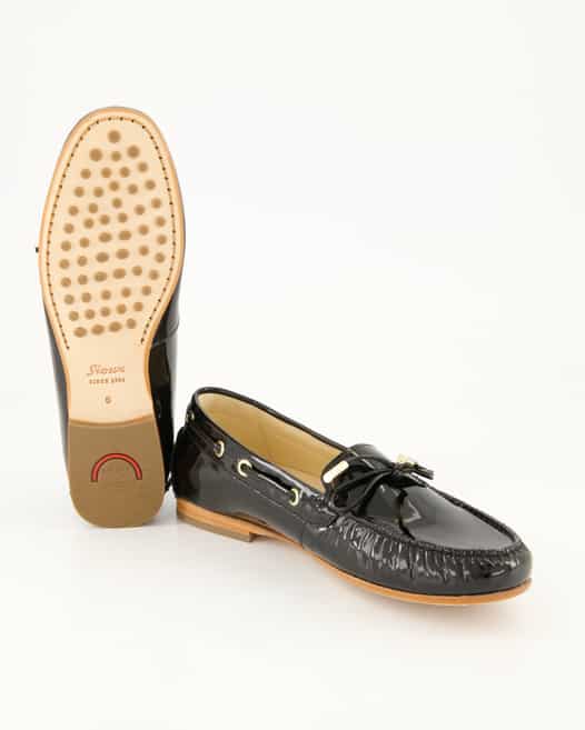 Sioux Borinka-701 Mokassins in Schwarz
