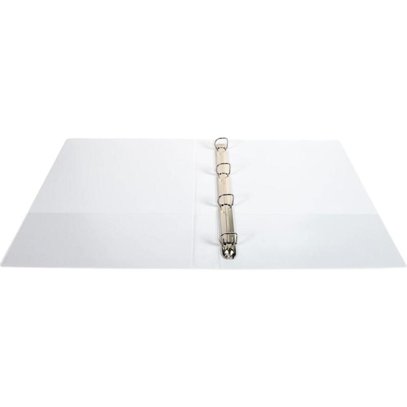 Classeur 4 anneaux cartonné Exacompta Kreacover® personnalisable A4 maxi- Dos 3,8 cm blanc