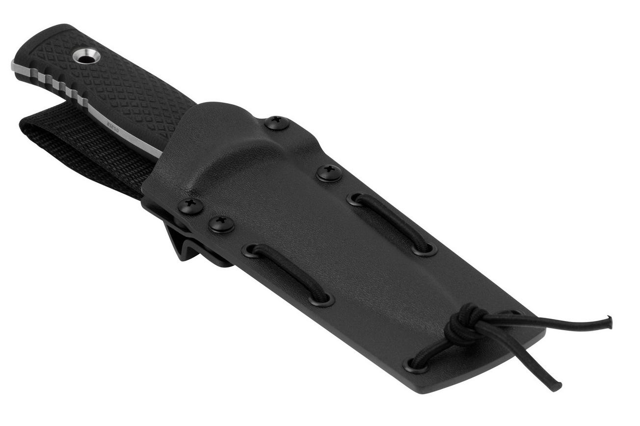 TRC Knives M-1SL Stonewashed M390, Black G10, survivalmes