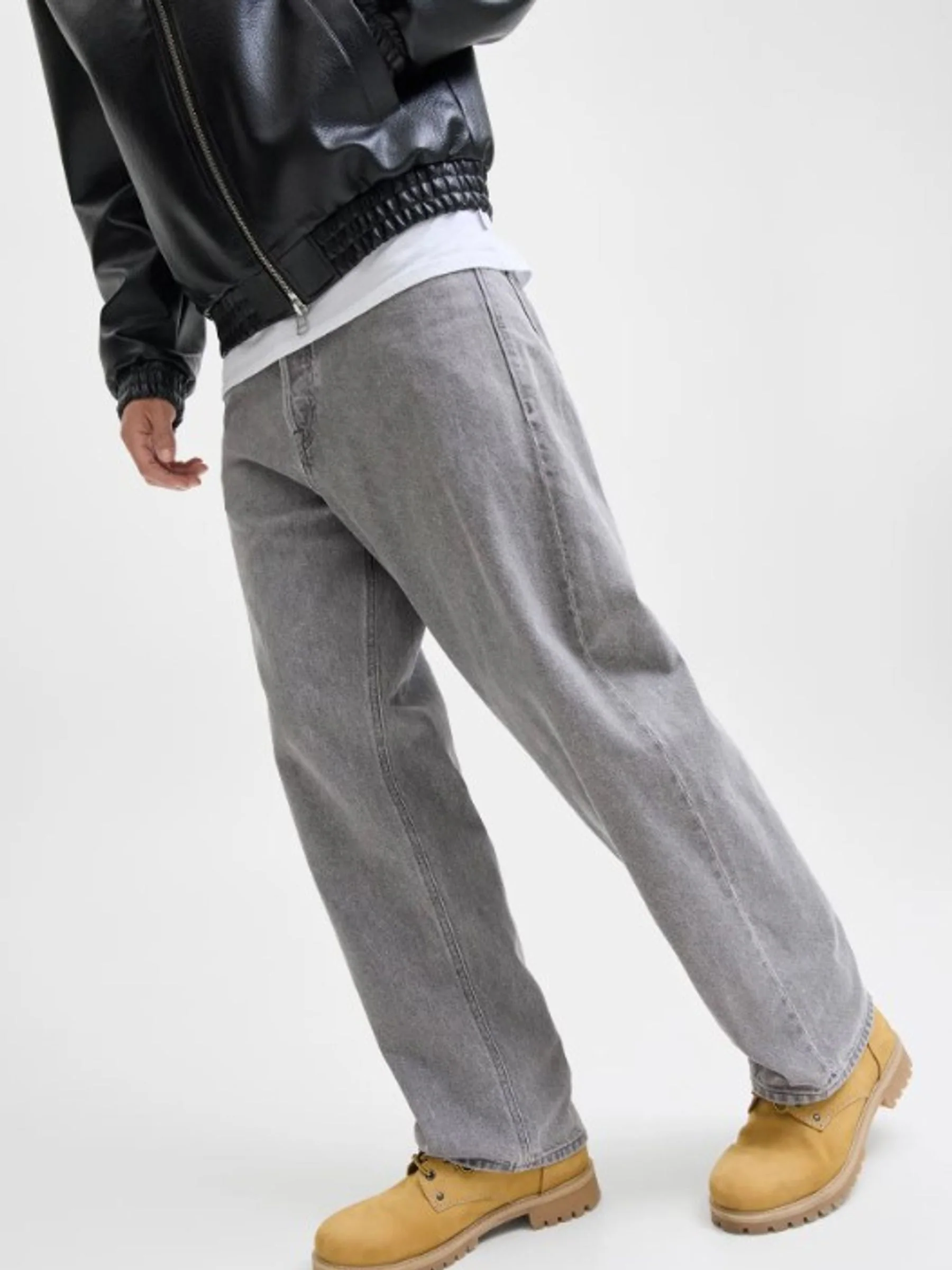 Grijs - JACK & JONES Alex Baggy Fit Jeans