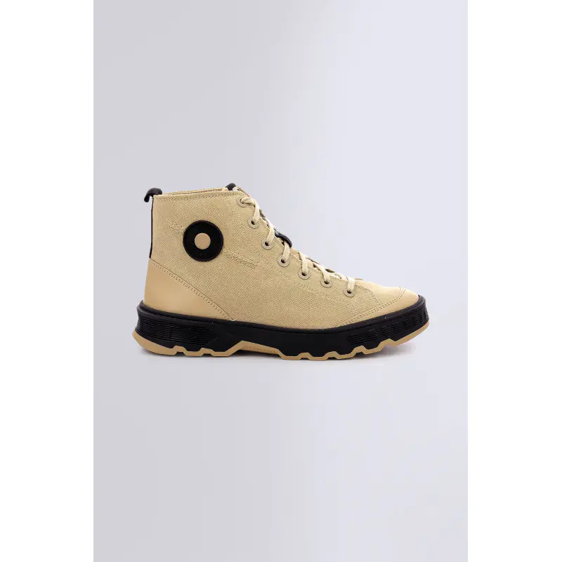 KICK WAY BEIGE CLAIR SNEAKERS HAUTES Textile Homme