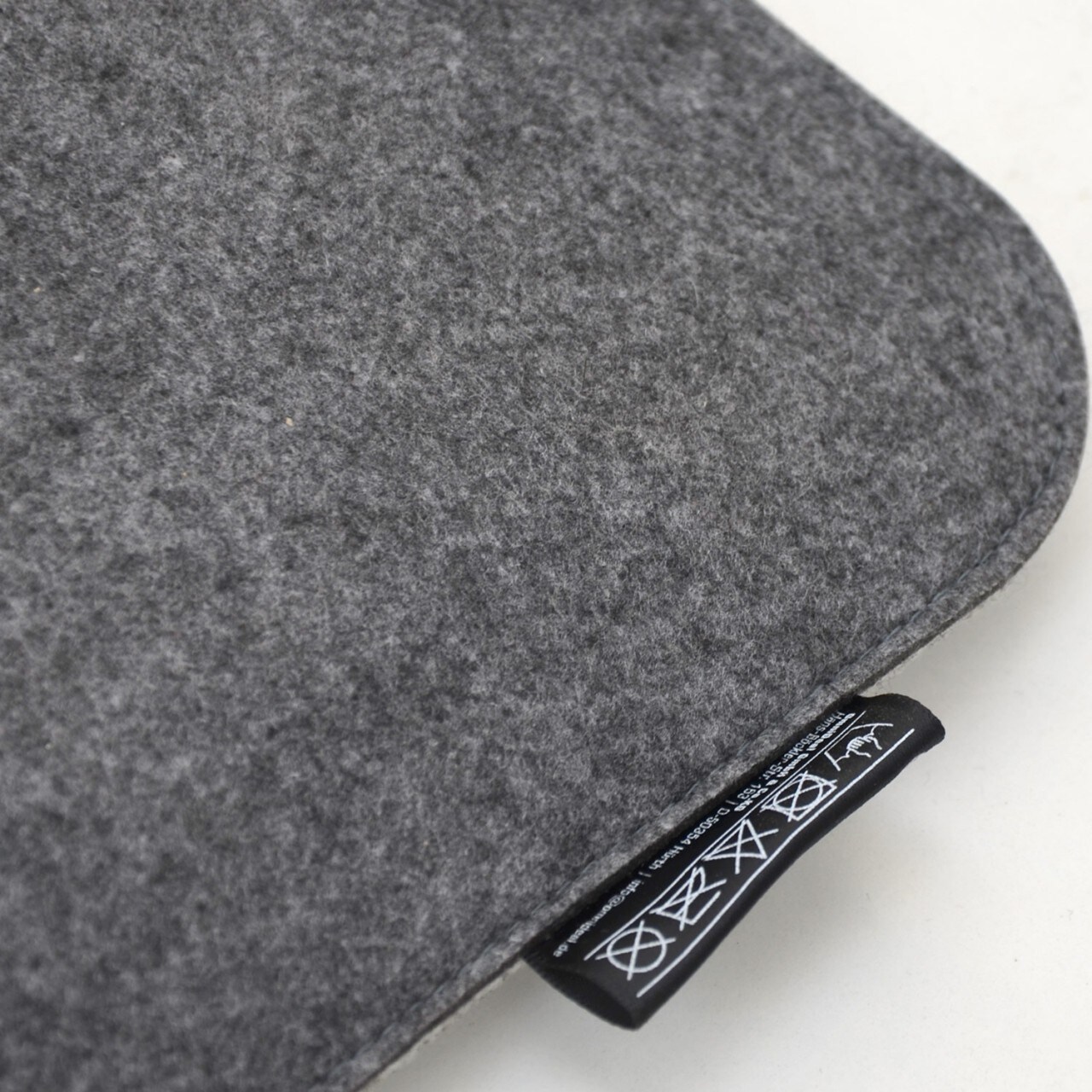 2 Filz Sitzkissen Eckig 35x35x2,5cm Stuhlkissen Set Sitzauflage Filzkissen Grau