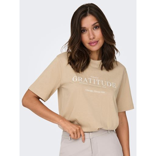 JDY Penny T-shirt, Irish Cream, XS