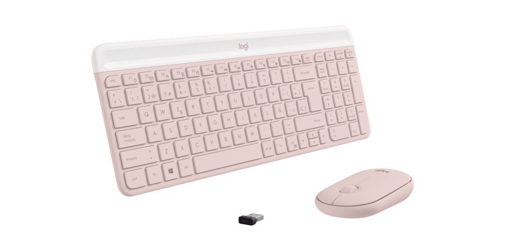 Kompaktes kabelloses Tastatur-Maus-Set – MK470 Slim Combo