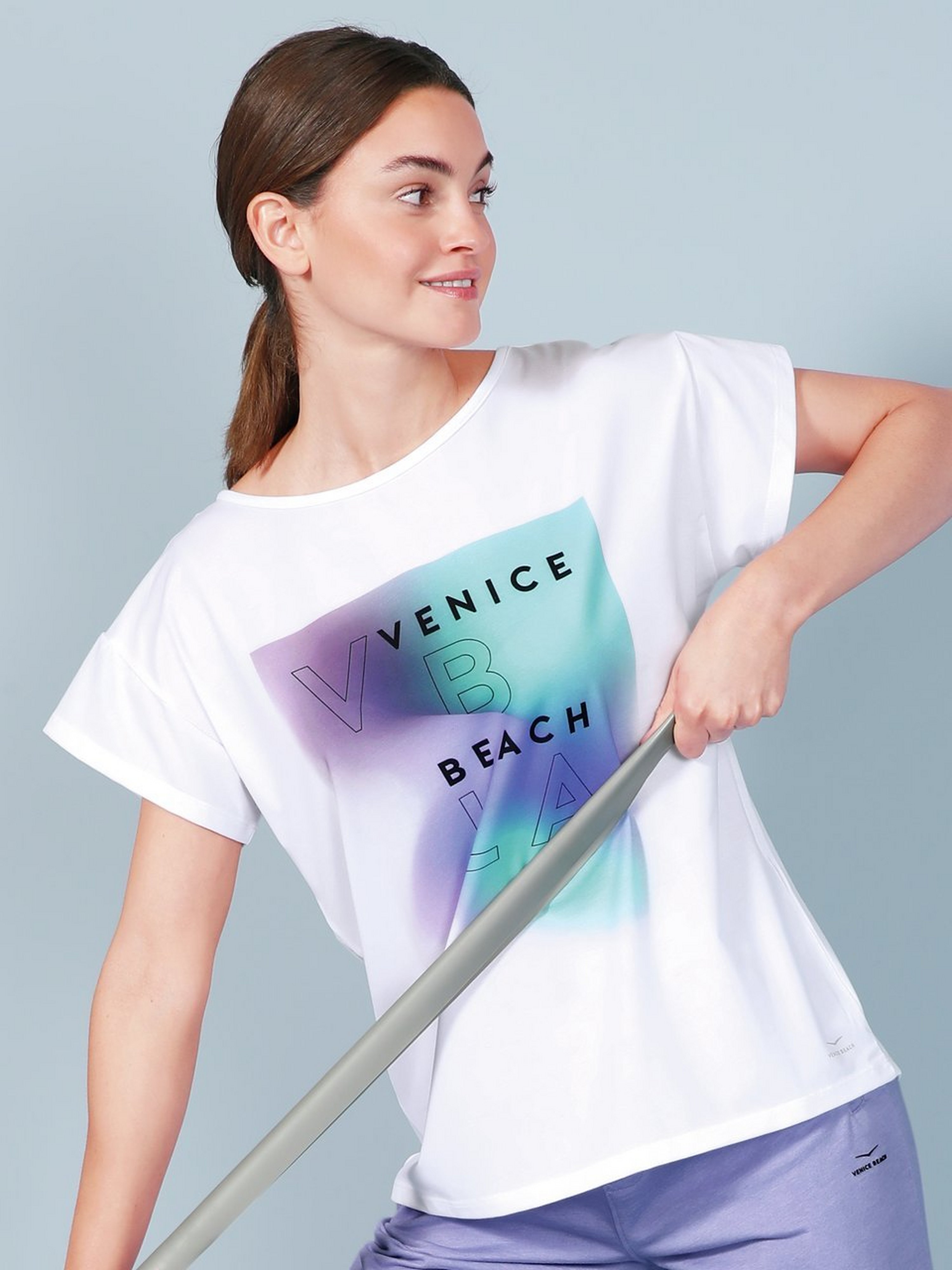 Rundhals-Shirt