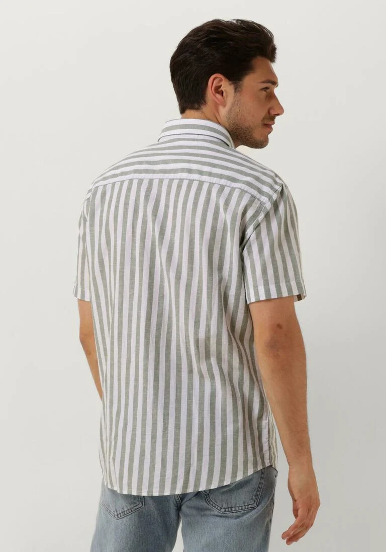 SELECTED HOMME beige selected homme casual overhemd slhregnew-linen shirt ss classic
