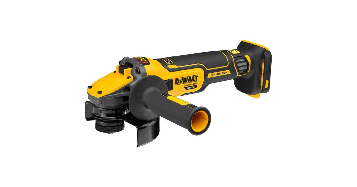 DEWALTDCG409NT-XJ FLEXVOLT Advantage Accu haakse slijper, 18 Volt  (Geel/zwart, Incl. T STAK-Box II, Accu en oplader niet inbegrepen)