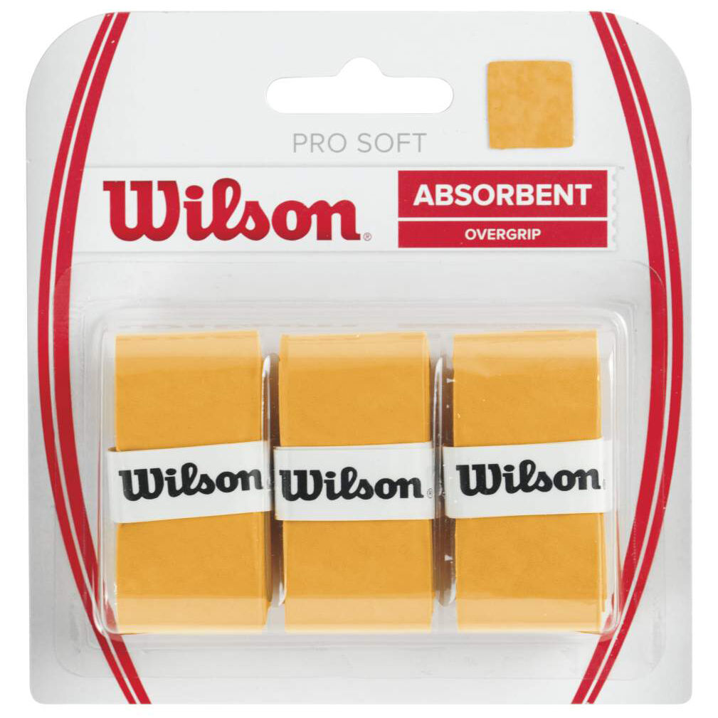 Wilson Soft Overgrip Pack De 3 - Or
