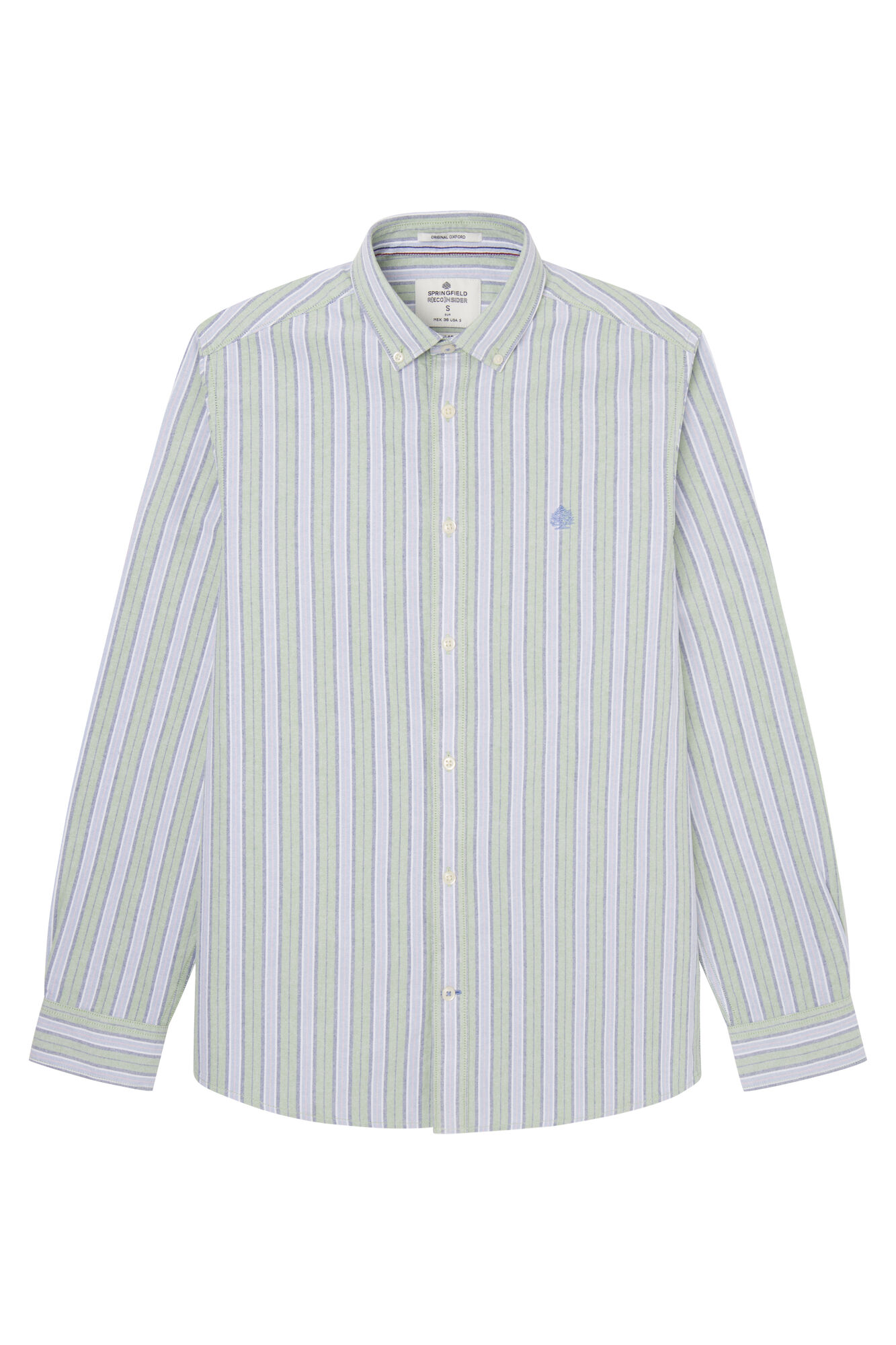 camisa polo oxford listrada