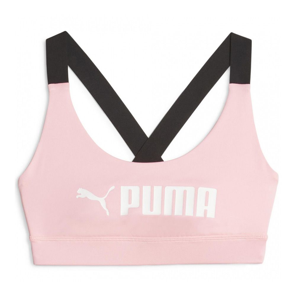 Puma FIT - Brassière Femme koral ice/puma white
