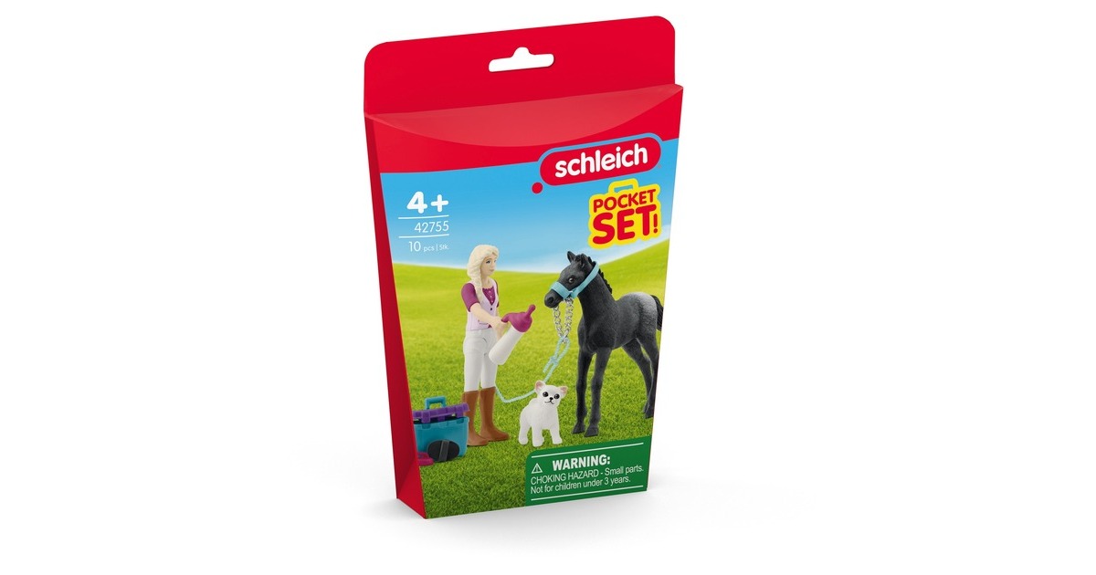 SchleichHorse Club - Verzorgingsset voor veulens speelset  (42755)