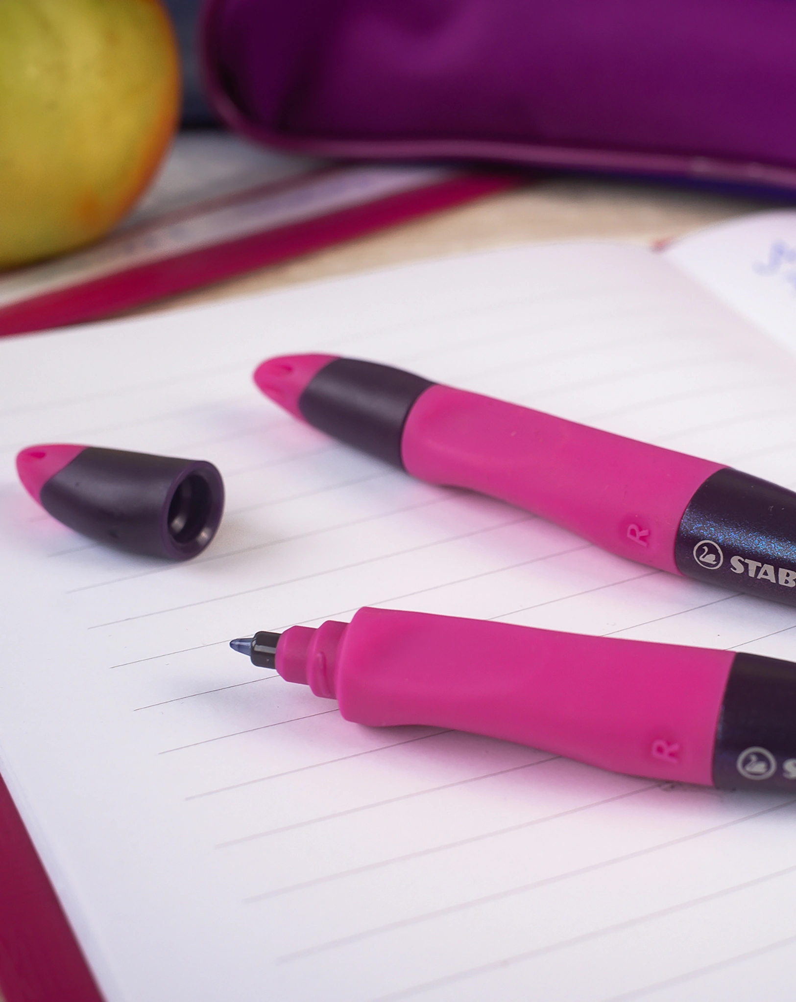 Tintenroller STABILO® EASYoriginal HOLOGRAPH für Rechtshänder in magenta