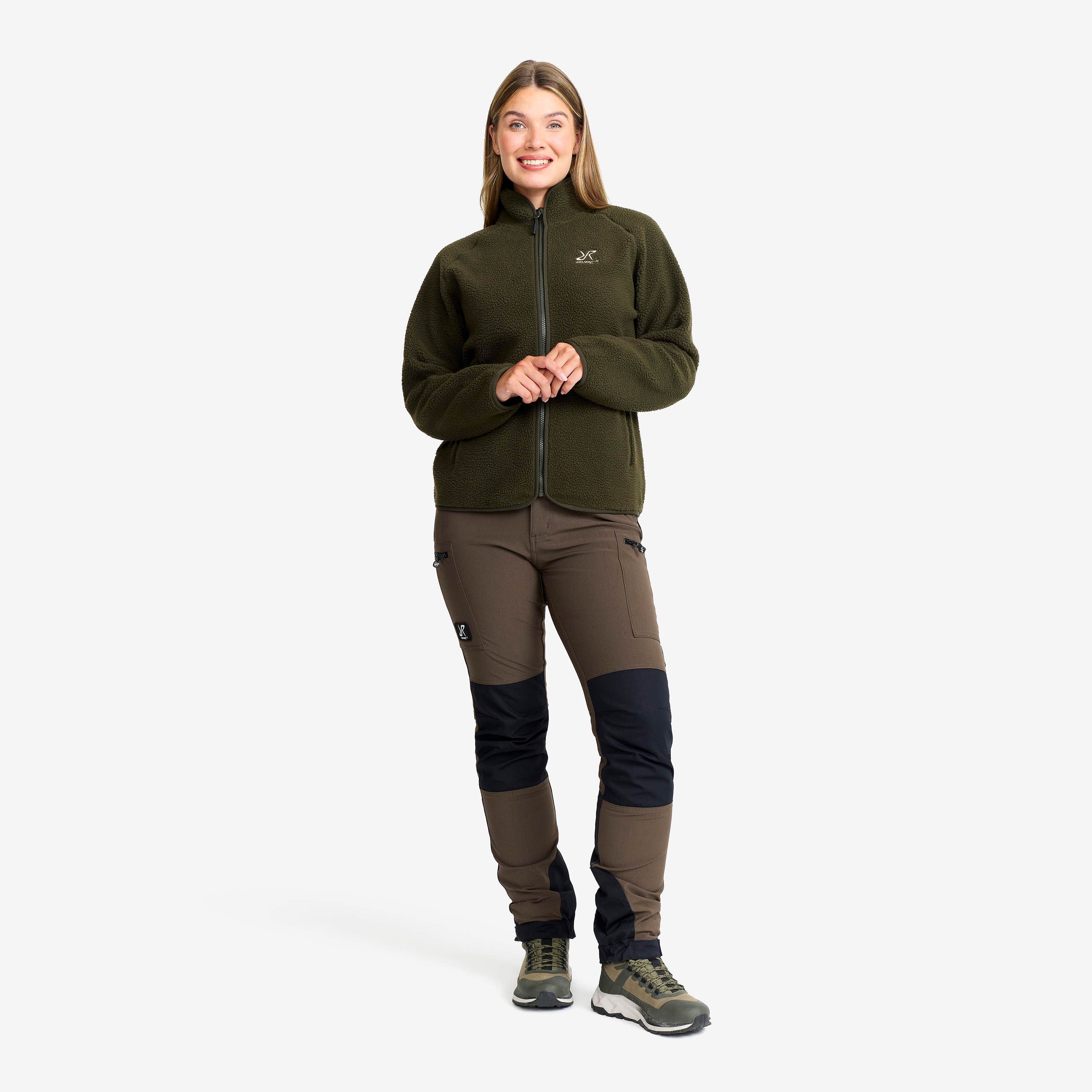 Canyon Full-zip Pile Fleece Dame Forest Night