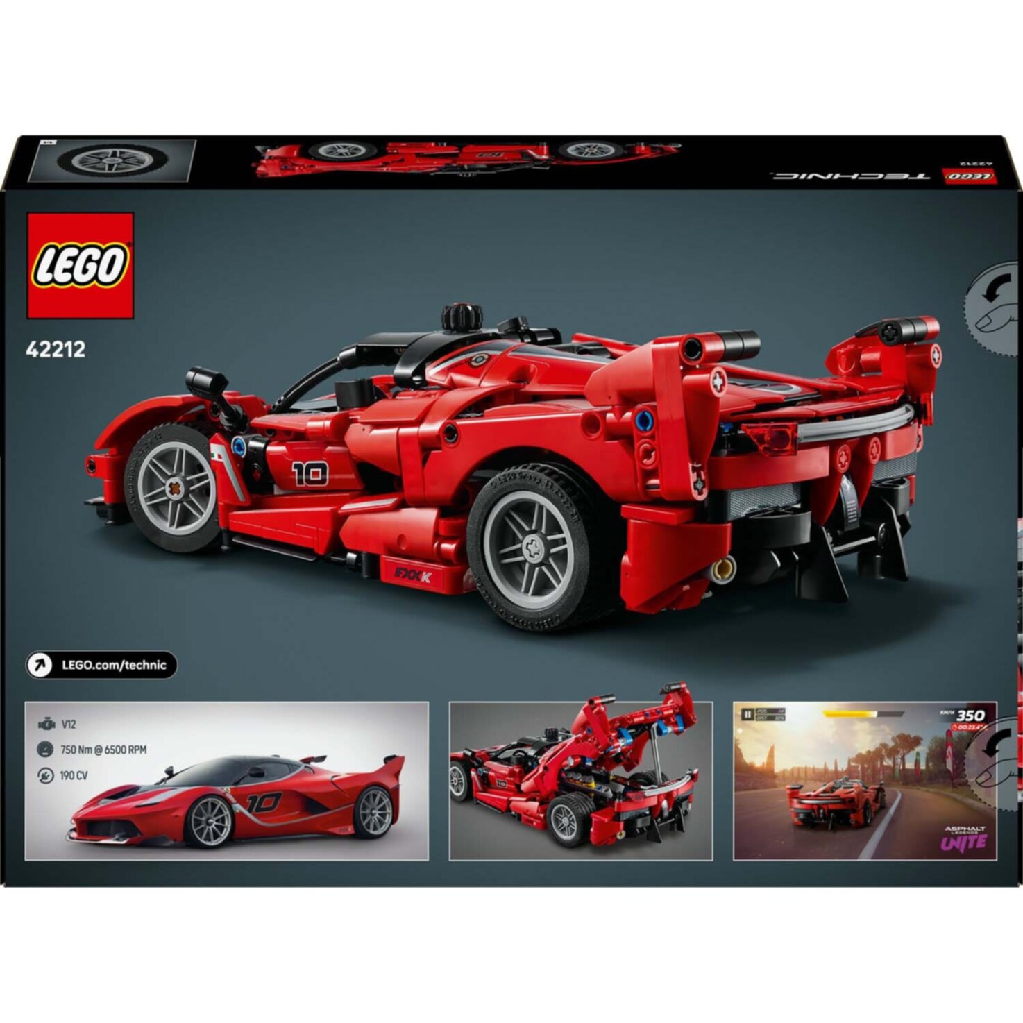 LEGO® Technic 42212 Ferrari FXX K 10+ Jahren